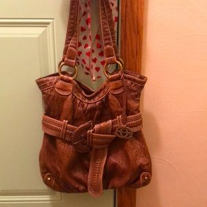 Vintage Marc Ecko “Red” supple brown lather bag.